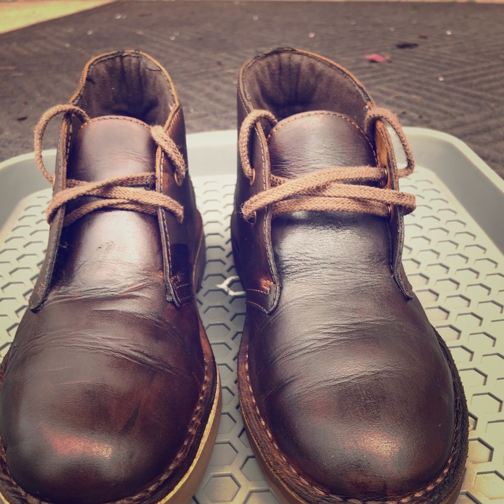 Clarks Desert Ankle Boot- Brown Leather